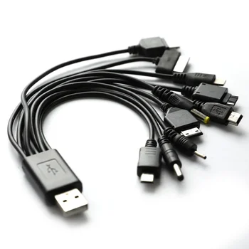 10 1 Kiire Laadimine USB Kaabel Universal Multi Funktsiooni mobiili Laadija Juhe