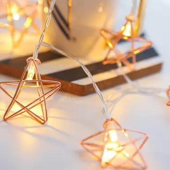 10/20 LED Star Light String Twinkle Vanikud Akutoitega Jõulud Lamp Puhkus Pool Pulm Dekoratiivsed Haldjas Tuled