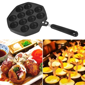 12 Õõnsused Alumiinium Non-Stick Takoyaki Pan Tegija Kaheksajalg Väikesed Pallid Baking Pan Kodu Cooking Tööriistad Majapidamis-Ja Kööginõud