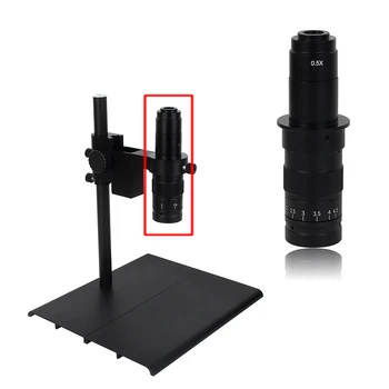 130X 180X C-mount Mikroskoobi Objektiivi Okulaari Reguleeritavad Zoom Tööstuse Video-HDMI-VGA-USB Mikroskoobi abil Kaamera Pilti Laienemist