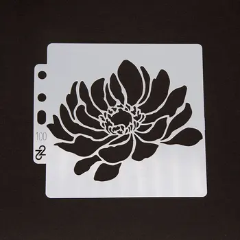 14*13cm Suur Lilled DIY Kihilisus Šabloonid Seina Maali Külalisteraamatusse Värvimine Reljeef Album Dekoratiivsed Card Template