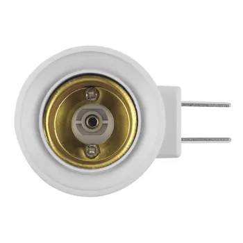 1tk E27 Lambi Pesa MEILE Plug Adapter Valge LED Valgus Baasi SISSE/VÄLJA Bulb Socket Converter Lamp Omanik Extender Pirn Tuli Seista