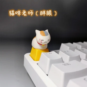 1tk kass õpetaja keycap juust kass isiksuse keycap mehaaniline klaviatuur tagasilükkeklahvi