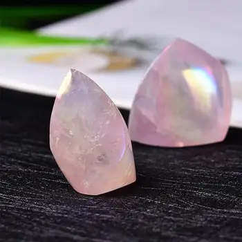 1tk Looduslik Kristall, Roosa Kvarts Punkti Tervendav Kivi Galvaanilise Crystal Protolith 2-3cm Home Decor Kõrge Kvaliteedi Roosa Kvarts