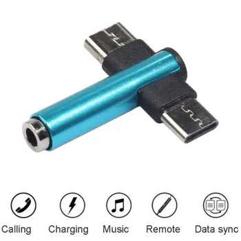 2019 Kõrvaklappide Audio Converter USB-Tüüp C-3,5 mm AUX-Pesa Laadimise Adapter Telefon