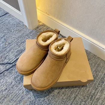 2020 uue lamba vill integreeritud anti-suusatamine saapad naiste mini lühikesed saapad sooja talve paksenenud naiste kingad väljas reisi