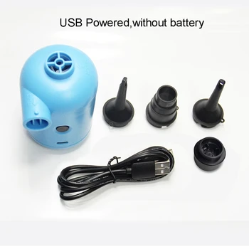2021 Uus 5V 2A USB Powered Õhu Inflator Pump Õhku Täites Kompressor Pihustid Õhupalli Ujumine päästepoi Täispuhutav Mänguasi