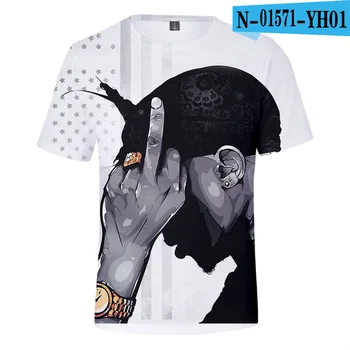 2021 Uus Hip-Hop 2pac Tupac Shakur 3D-Särk meeste T-Särk Mood Suvel Klassikalise Tshirt Lühikesed Varrukad Lahti tee Vabaaja poisid tops