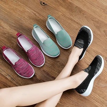 2021 uus kvaliteetne naiste korter kingad naiste vabaaja jalatsid