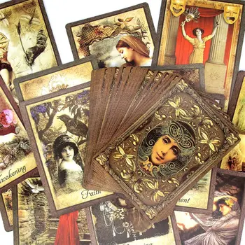 2021 Uus Vintage Tarkuse Oraakel 52 Tarot Kaardid Tekile Täielikult Inglise Pere Poole Lauamäng