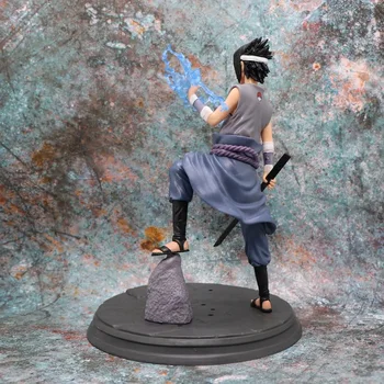 25cm Anime Arvandmed Antistress PVC Tegevus Teenetemärgi Kogumise Sasuke Uchiha Figuriin Mänguasjad Mudel Figuriin Home Decor Fidget Mänguasi