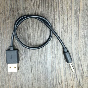 3,5 mm AUX Audio USB 2.0 Mees Laadija Kaabel Adapter Kõrvaklappide Juhe mp3-sinine hammas kõrvaklapid