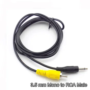 3,5 mm Mono-Isane Pistik Pistik Pistik Ühe RCA Mees AV Audio-Video Kaabel Adapteri Juhe Arvuti, Sülearvuti, MP3/MP4