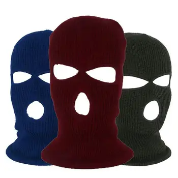 3 Auku Täis Nägu Suusa Mask Balaclava Koo Mütsi Talvel Suusa-Jalgrattasõit, Maski, Mütsi Jaoks Unisex Väljas Vabaaja Soe Sall Näo Maskid