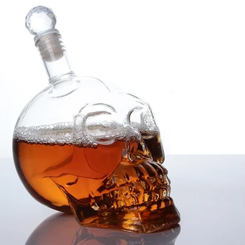 350MlL Loominguline Crystal Skull Pudel Head Viskit Shot Klaas Õlut Alkohol Tass Vett Klaasi Viski Viin oodake, karahvin Veini Pudelid