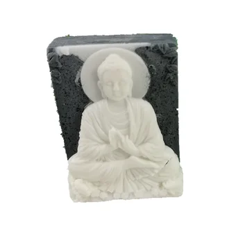 3D Buddha Kuju Seep Baar Silikoon Hallituse Vaik Hallituse DIY Aromatherarpy Kodumasinate Teenetemärgi Käsitöö Vormid Vahendid