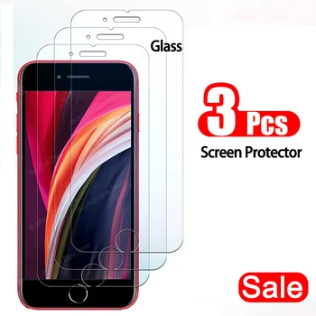 3TK/Palju Karastatud Klaasist Kohta iPhone SE 2020 Screen Protector For iPhone SE SE2 2 ise ise2 HD Täielik Kate Telefoni Kile Klaas