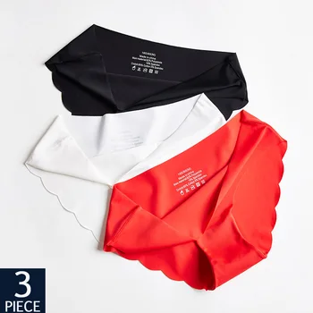 3tk/palju Puuvill Õmblusteta Aluspüksid Komplekt Naistele, Seksikas Pehme Siidi Sport Püksikud Naine Tahke Väike Tõus Pesu Leedi Pesu Pluss Suurus