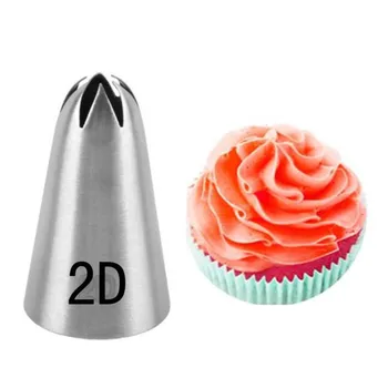 3tk/set Roosa Lill Kook Dekoreerimiseks Jäätumine Vihjeid Cupcake Pihustid 1M+2D+2F Küpsetamine Kaunistused Bakeware vene Pihustid