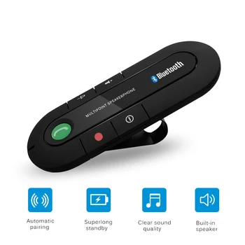 4.1+EDR Traadita Bluetooth käed-Vabad autovarustus MP3 Muusika Audio Vastuvõtja Dual USB Laadija Mitmepunktiline Valjuhääldi