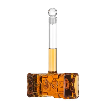 400ml Creative 3D Haamri Kujuline Klaasist Flagon Isikustatud Veini Pudel, Purk Punast Veini Dispenser Villimist Vein Set Tarvikud