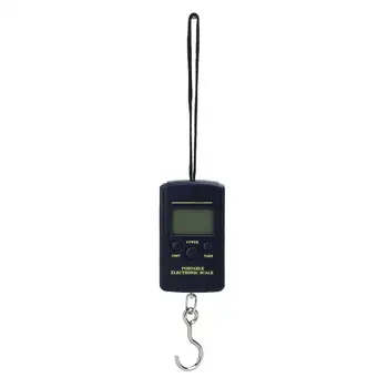 40kg/10g Digitaalne Skaala LED Mini Kaal Kaalud Kaasaskantav Köök Elektroonilise Tasakaalu Rippuvad Kalapüügi Tasku Kaal Konks
