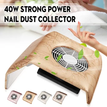 40W Nail Dust Collector Tolmuimeja Maniküüri Komplekt Masin UV Geel Küünte poola Cleaner Maniküür Vahendid Küünte Äraveo Tolmust Puhtamaks