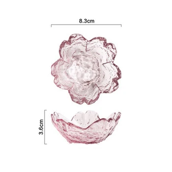 4TK Cherry Blossom Kaste Nõud Väike Õhtusöök Plaadid Komplekti Maitse Plaadi Jäätis, Puu-Sala Mini Lauanõud Toidu Kaussi