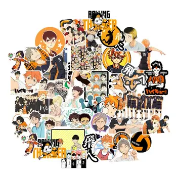 50/100tk Manga Haikyuu!! Kleebised Hinata Shoyo Graffiti Kleebised Võrkpalli Juunioride Kleepsud Telefoni Juhul Pagasi Doodle Mänguasjad