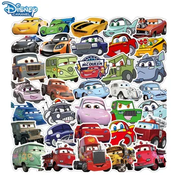 50tk Disney Pixar Cars Lightning McQueen Kleebised Kiiver Pagasi Rula Sülearvuti Kitarr Veekindel Cartoon Kleebis Kids Mänguasi