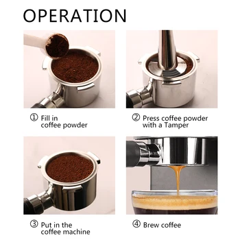 51mm Kohvi Hakkama Filter Espresso Dehonghi EC685.BK Kohvi SolidHandle Filter Omanikule-Sarja Ringi
