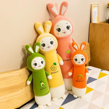 55-115cm armas, plüüš-mänguasi jänes topiste küülik viska padi padi cosplay avokaado maasika baby kids mänguasjad home decor