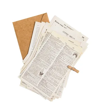 57pcs/set Vana Vintage Tähed Scrapbooking/Kaardi Tegemine/Journaling Projekti DIY Kraft Retro Kirjalikult Paberkandjal Kaardid