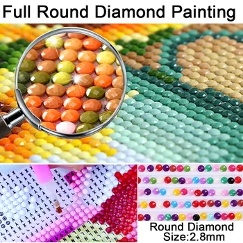 5d Diamond Tikandid Maastik Tüdruk Hobune Diamond Maali ristpistes 3D Ruut/Ring Diamond Mosaiik Teenetemärgi Näputöö Kingitus