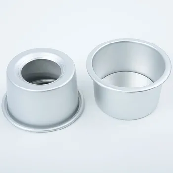 5tk koogivormi Ring Mini Eemaldatav Alt Hallituse DIY Hallitusseened Alumiinium Köök