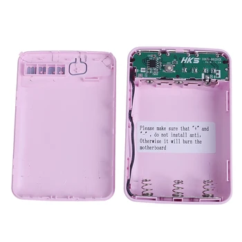 5V 1A 3 USB-Porti Power Bank Juhul Kit DIY 3x 18650 Aku Laadija External Box For Mobile Phones 4 Värvi