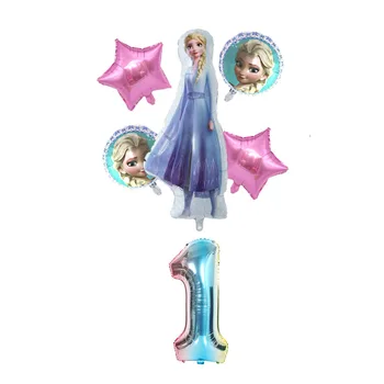 6tk Elsa Disney Külmutatud Printsess Heelium Õhupallid, 32inch Number Baby Shower Tüdruk Foolium Globos Sünnipäeva Teenetemärkide Lapsed Mänguasjad