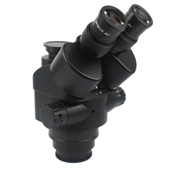 7X-45X Simul-Fookuskaugus Trinocular Mikroskoobi Suurendus Stereo Mikroskoop Pea Ajastiga Mikroskoobi Objektiivi Kaamera Adapter