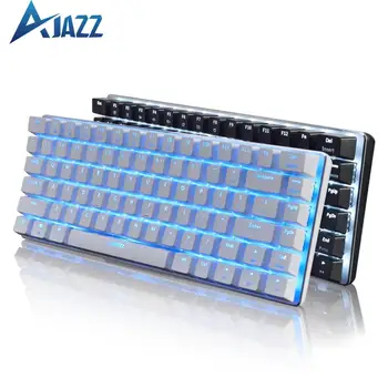 Ajazz AK33 Mechanical Gaming Keyboard Black / Blue Switch 82 Võtmed Wired Keyboard PC Mängud Ergonoomiline Lahe LED Taustavalgustusega Disain