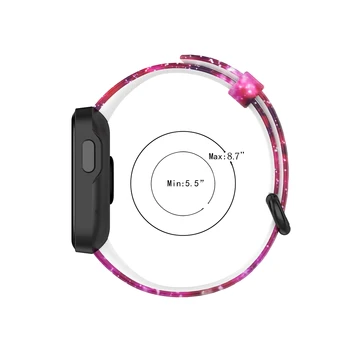 AKBNSTED Smartwatch Käevõru Xiaomi Mi Vaadata Lite Randmepaela Watchbands Jaoks Redmi Vaadata Silikoon Band Sport Tarvikud