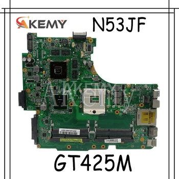 Akemy N53JF emaplaadi Asus N53J N53JN N53JG N53JF N53JL sülearvuti emaplaadi Test töötavad originaal W/ GT425M