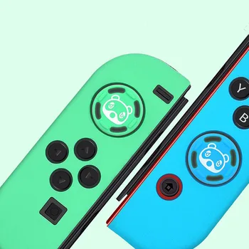 Animal Crossing Karu Leaf Nintend Silikoon Thumb Stick Käepide Kork Juhtnuppu Kaas Nintendo Lüliti Lite Rõõmu-con Töötleja Juhul