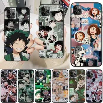 Anime Minu Kangelane akadeemiliste Ringkondade Pehme Kaas Telefon Case For Iphone 6 6s 7 8 Plus XR X XS XSmax 11 12 Pro Mini Max