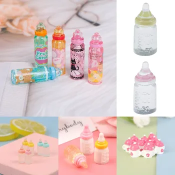 Armas 1:12 Simulatsiooni Mini Piima Pudel lutipudelid Kääbus Baby Bottle DIY Nukumaja Kääbus Tarvikud
