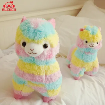 Armas jumal metsaline vikerkaar alpaca villa -, plüüš-mänguasi, mis värvi on rohi, muda hobuse riie nukk padi, nukk -, plüüš
