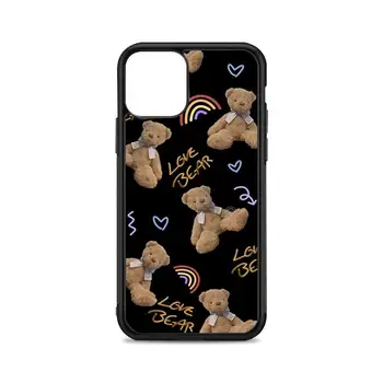 Armastus Karu Telefon Case for iPhone mini 12 11 pro XS Max X-XR 6 7 8 plus SE20 kvaliteetsest TPU räni ja Kõva plastikust kate