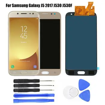 Asendamine LCD Puutetundlik Digitizer Samsung Galaxy J5 2017 J530 J530F Ekraani Varuosade Cell Telefon