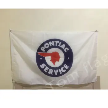 Auto lipu Pontiac flag Banner 3ftx5ft Polüester