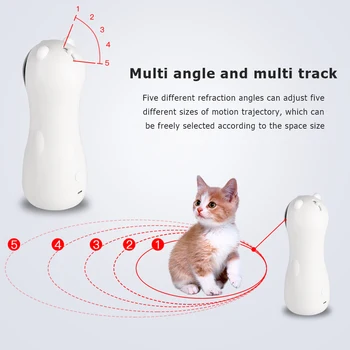 Automaatne Kassi Mänguasi Interaktiivne Smart Kiusasid lemmikloomatarbed Led Lõbus Elektroonilise Smart Multi-angle Laadimine Usb Mänguasi