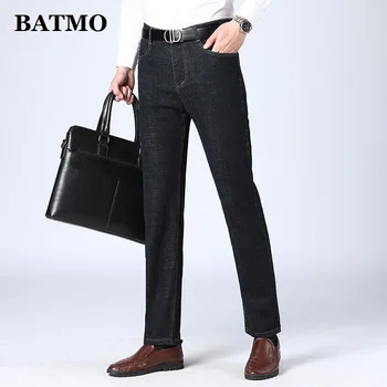 BATMO 2021 uute tulijate teksad meeste Mood elastne meeste teksad, kõrge kvaliteet, Mugav Slim meeste puuvillased teksad, püksid,BKZ67